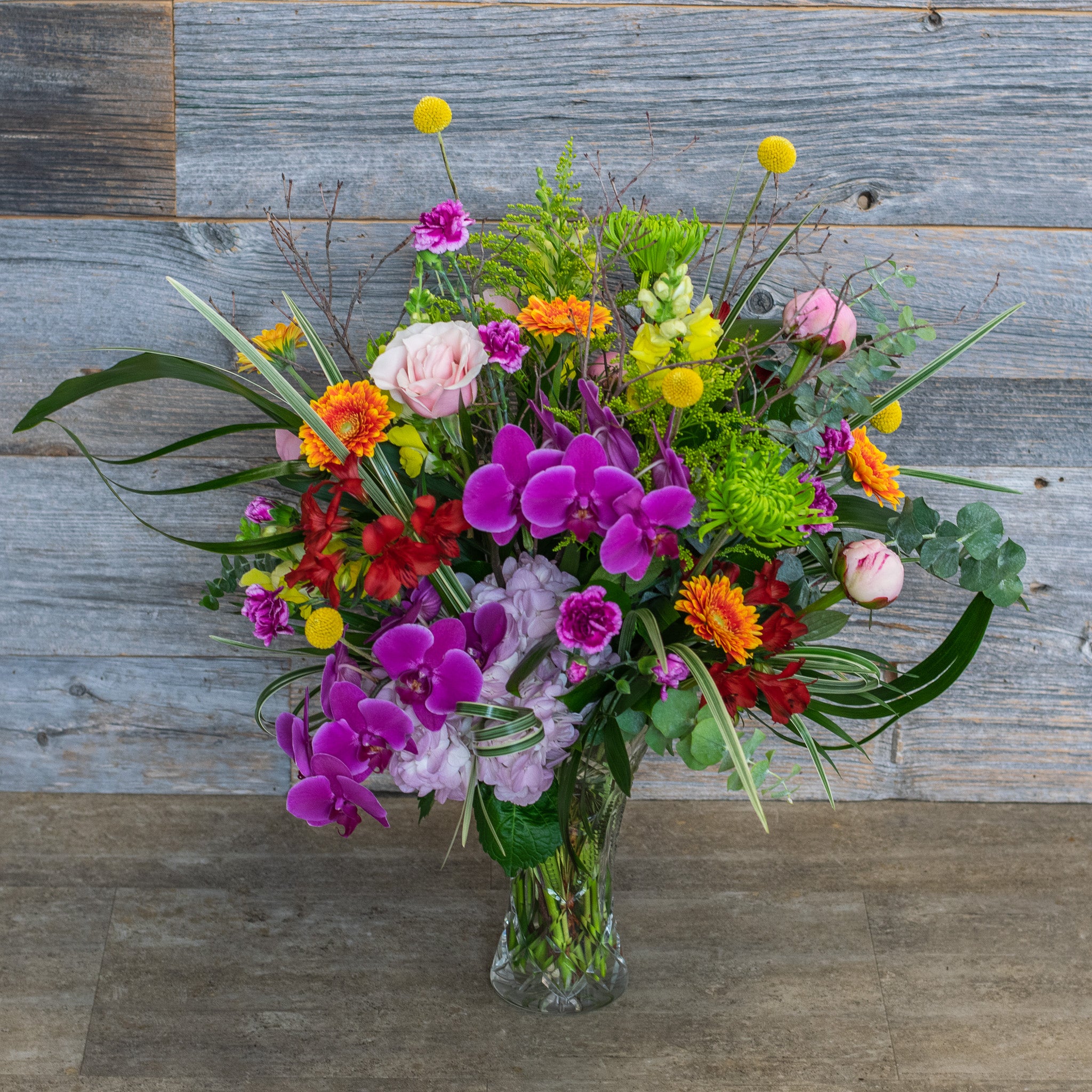 置物 SEPTEMBER MIXED FLOWERS Spring Has Sprung Mixed Basket in Montreal West QC - Marche
